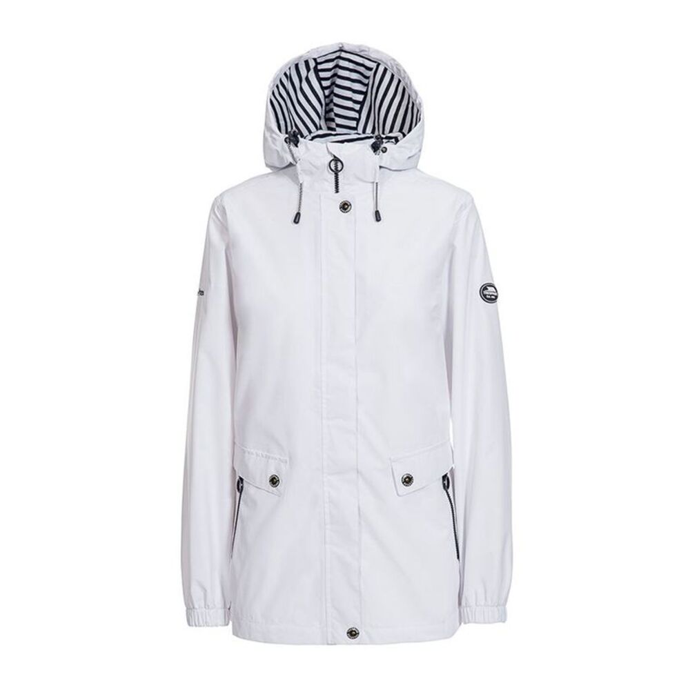 Trespass Womens/Ladies Flourish Waterproof Jacket / White